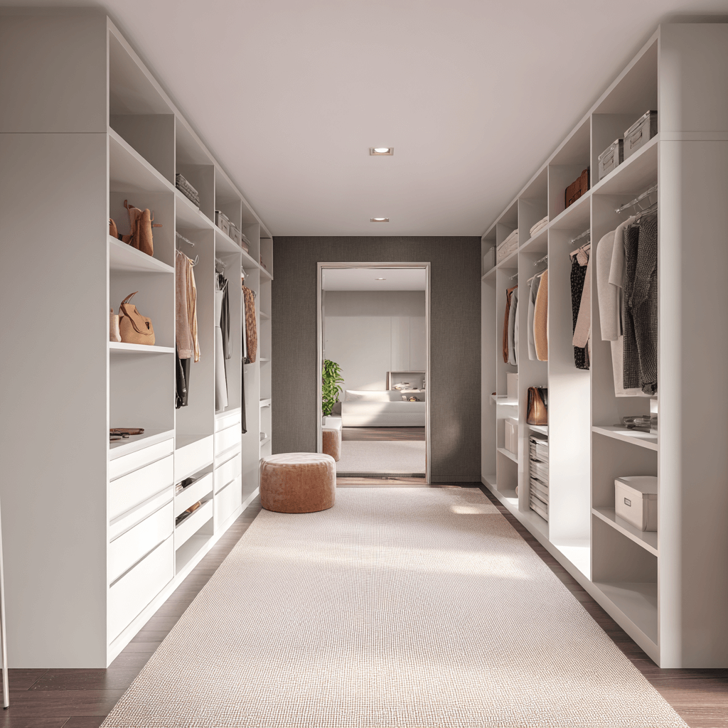 ארונות בגדים וחדרי ארונות